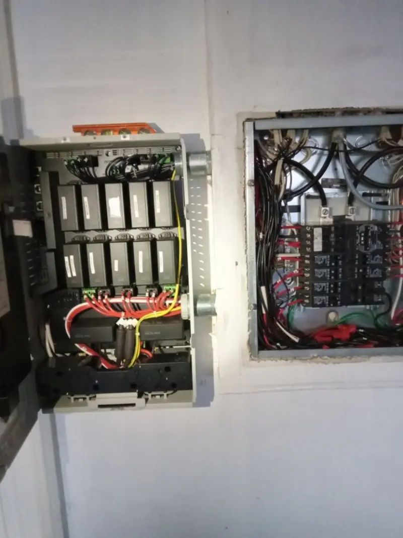 Electrical panel upgrade completed for Security Camera Wiring in Grass Valley